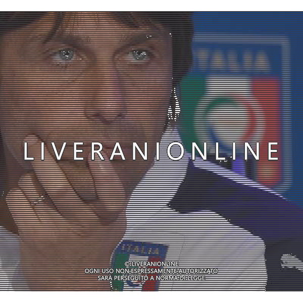 Raduno Nazionale Italiana Pre Europeo UEFA Francia 2016 Firenze - 01.06.2016 Conferenza Stampa Nella Foto:Conferenza stampa di presentazione di ENI come nuovo top sponsor della nazionale italiana: Antonio Conte /Ph.Vitez-Ag. Aldo Liverani