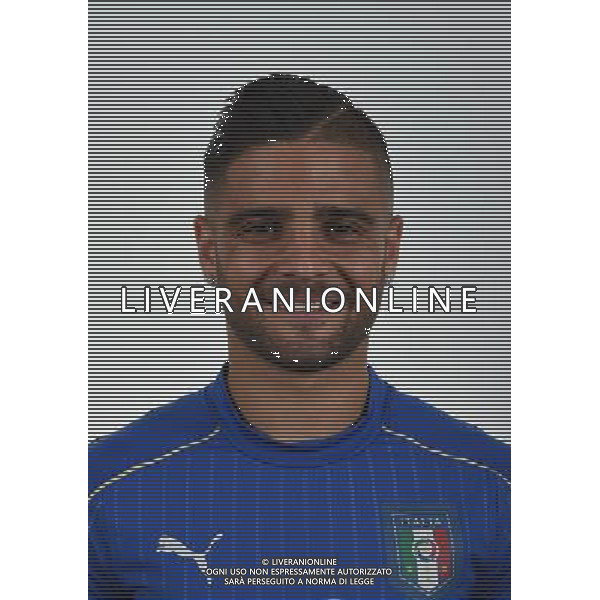 FLORENCE, ITALY - JUNE 01: Lorenzo Insigne of Italy pose for a photo ahead of the UEFA Euro 2016 at Coverciano on June 1, 2016 in Florence, Italy. (Photo by Claudio Villa/Getty Images)/Agenzia Aldo Liverani s.a.s.