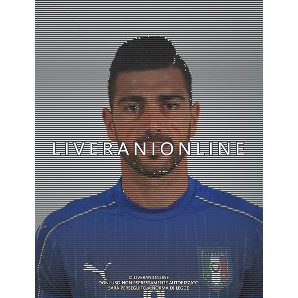 FLORENCE, ITALY - JUNE 01: Graziano Pelle of Italy pose for a photo ahead of the UEFA Euro 2016 at Coverciano on June 1, 2016 in Florence, Italy. (Photo by Claudio Villa/Getty Images)/Agenzia Aldo Liverani s.a.s.
