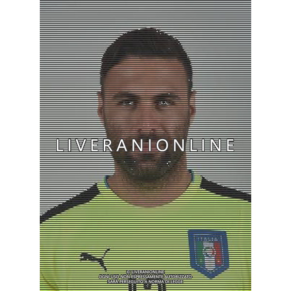 FLORENCE, ITALY - JUNE 01: Salvatore Sirigu of Italy pose for a photo ahead of the UEFA Euro 2016 at Coverciano on June 1, 2016 in Florence, Italy. (Photo by Claudio Villa/Getty Images)/Agenzia Aldo Liverani s.a.s.