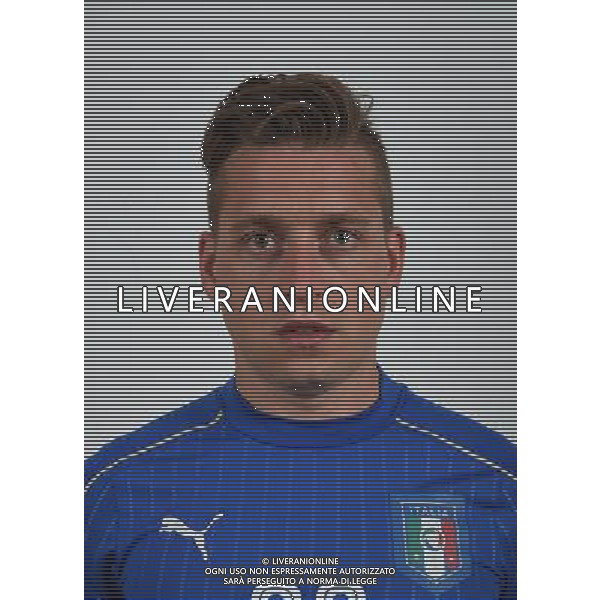 FLORENCE, ITALY - JUNE 01: Emanuele Giaccherini of Italy pose for a photo ahead of the UEFA Euro 2016 at Coverciano on June 1, 2016 in Florence, Italy. (Photo by Claudio Villa/Getty Images)/Agenzia Aldo Liverani s.a.s.