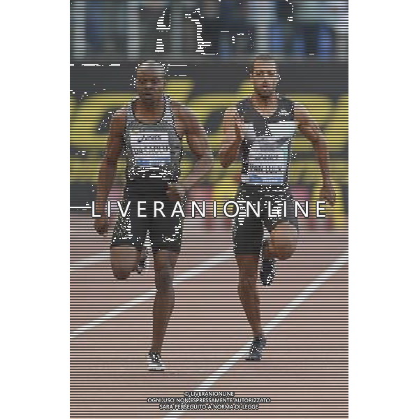 Golden Gala Roma 2016 Roma - 02.06.2016 - Stadio Olimpico - nella foto: James Dasaolu e Patrick Van Luijk 100m B Race Men / Ph. Corradetti - AGENZIA ALDO LIVERANI SAS