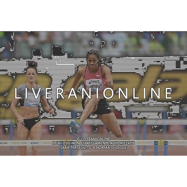 Golden Gala Roma 2016 Roma - 02.06.2016 - Stadio Olimpico - nella foto: Kaliese Spencer 400m Ostacoli Women / Ph. Corradetti - AGENZIA ALDO LIVERANI SAS