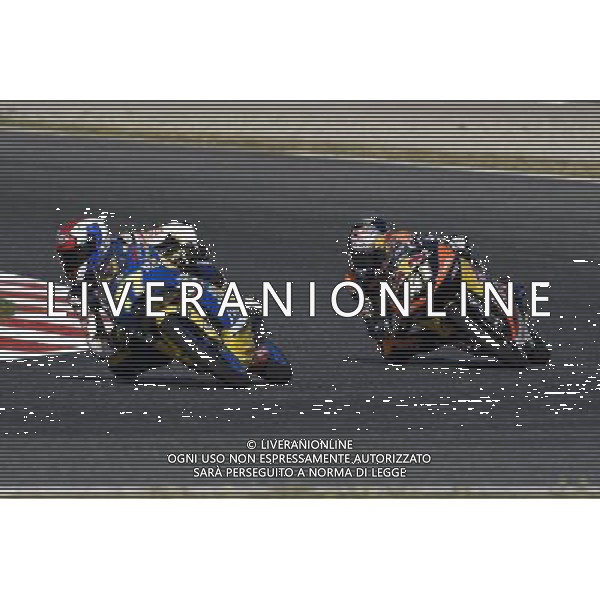 03.06.2016. Montmelo\', Spagna.L. Petrarca e Brad Binder (Ktm RedBull) durante le libere. ©Piazzolla/AGENZIA ALDO LIVERANI SAS Montmelo\' Gp Spagna - motomondiale Gran Premio di Catalunya 03.06.2016