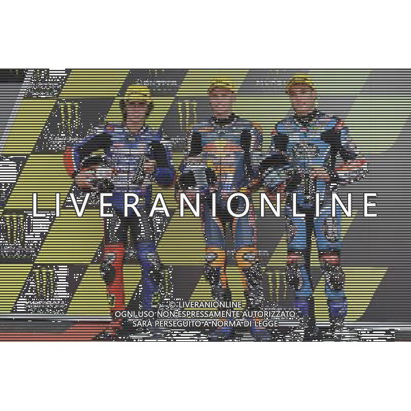 04.06.2016. Montmel˜, Spagna. Niccol˜ Antonelli, Brad Binder, Jorge Navarro. FOTO G.PIAZZOLLA-AG ALDO LIVERANI SAS