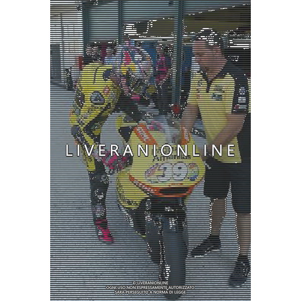 Misano Adriatico ( RN ) 11/09/2015 Misano World Circuit Marco Simoncelli. Gran Premio TIM di San Marino e della Riviera di Rimini 2015 - Moto2 Nella foto: Luis Salom ( ESP ) su KALEX PH Lauro Montagnini *** Local Caption *** AG ALDO LIVERANI SAS *** Local Caption *** AG ALDO LIVERANI SAS