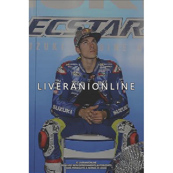04.06.2016. MontmelÃ², Spagna.Maverick Vinales (Suzuki Ecstar) durante le qualifiche. Â© PIAZZOLLA / AGENZIA ALDO LIVERANI SAS Montmelo\' Gp Spagna - motomondiale Gran Premio di Catalunya Prove di Qualifiche 04.06.2016