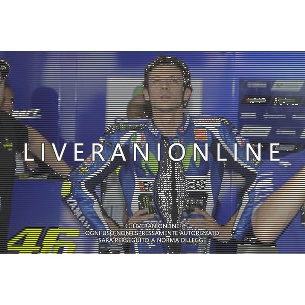04.06.2016. MontmelÃ², Spagna.Valentino rossi (Movistar Yamaha) durante le qualifiche. Â© PIAZZOLLA / AGENZIA ALDO LIVERANI SAS Montmelo\' Gp Spagna - motomondiale Gran Premio di Catalunya Prove di Qualifiche 04.06.2016