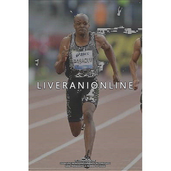 Golden Gala Roma 2016 Roma - 02.06.2016 - Stadio Olimpico - nella foto: James Dasaolu 100m Men B Race / Ph. Corradetti - AGENZIA ALDO LIVERANI SAS