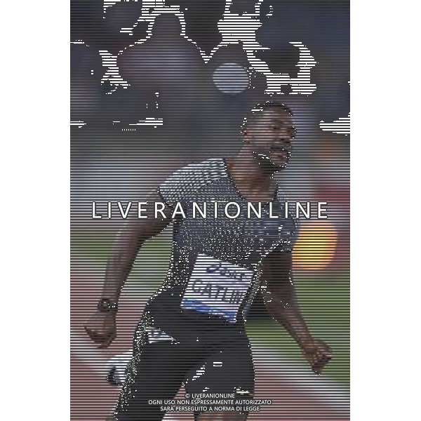 Golden Gala Roma 2016 Roma - 02.06.2016 - Stadio Olimpico - nella foto: Justin Gatlin 100m Men / Ph. Corradetti - AGENZIA ALDO LIVERANI SAS