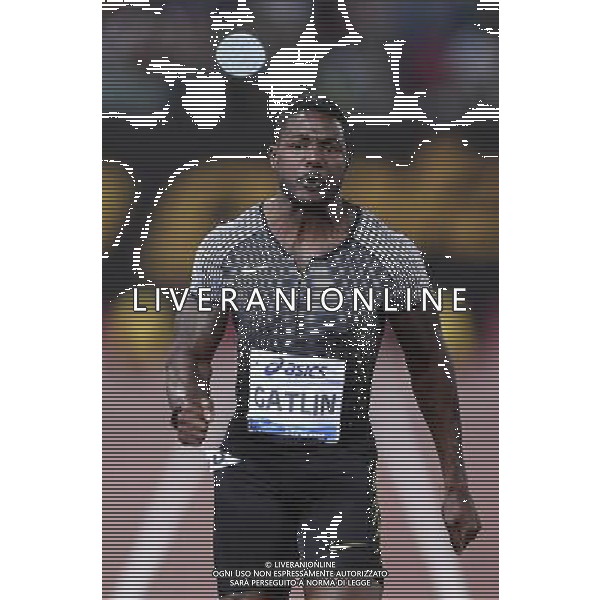 Golden Gala Roma 2016 Roma - 02.06.2016 - Stadio Olimpico - nella foto: Justin Gatlin 100m Men / Ph. Corradetti - AGENZIA ALDO LIVERANI SAS