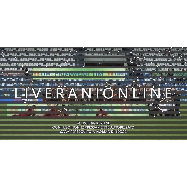 Campionato di Calcio Primavera TIM 2015/2016 \'Trofeo Giacinto Facchetti\' Finale Reggio Emilia - 04.06.2016 Roma-Juventus Nella Foto:foto di gruppo con la coppa /Ph.Vitez-Ag. Aldo Liverani