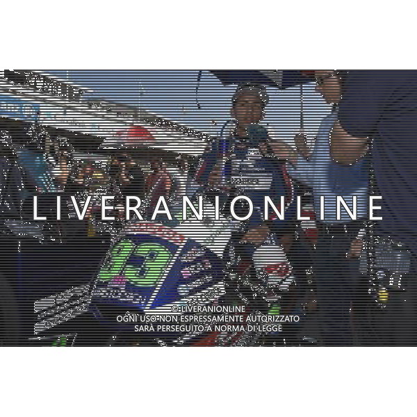 05.06.2016. Montmel˜, Spagna. Enea Bastianini (Gresini team) sulla griglia.. FOTO G.PIAZZOLLA-AG ALDO LIVERANI SAS