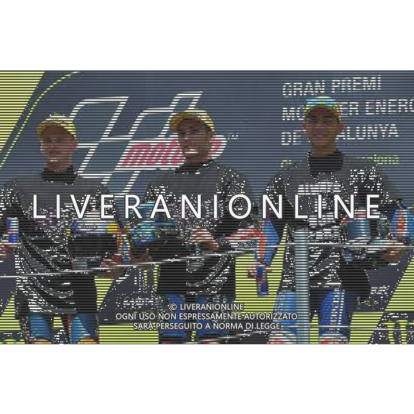 MOTOMONDIALE,GRA PREMIO DE CATALUNYA MONTMEL˜,BARCELLONA ,MOTO3 05-06-2016 NELLA FOTO: BRAD BINDER-JORGE NAVARRO-ENEA BASTIANINI FOTO ADRIANO IEMMI-AG ALDO LIVERANI SAS