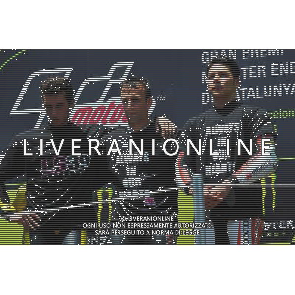 MOTOMONDIALE GRA PREMIO DE CATALUNYA MONTMELO BARCELLONA,MOTO3, 05-06-2016 NELLA FOTO: PODIO FOT ADRIANO IEMMI-AG ALDO LIVERANI SAS