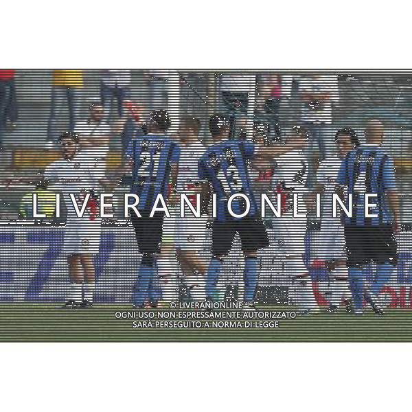 PISA vs FOGGIA, Finale Play Off Lega Pro, 05/06/2016, nella foto: TENSIONE IN AREA, Â©Claudio Zamagni/ Agenzia Aldo Liverani s.a.s./ AGENZIA ALDO LIVERANI SAS PISA vs FOGGIA, Finale andata Play Off Lega Pro, 05/06/2016. 