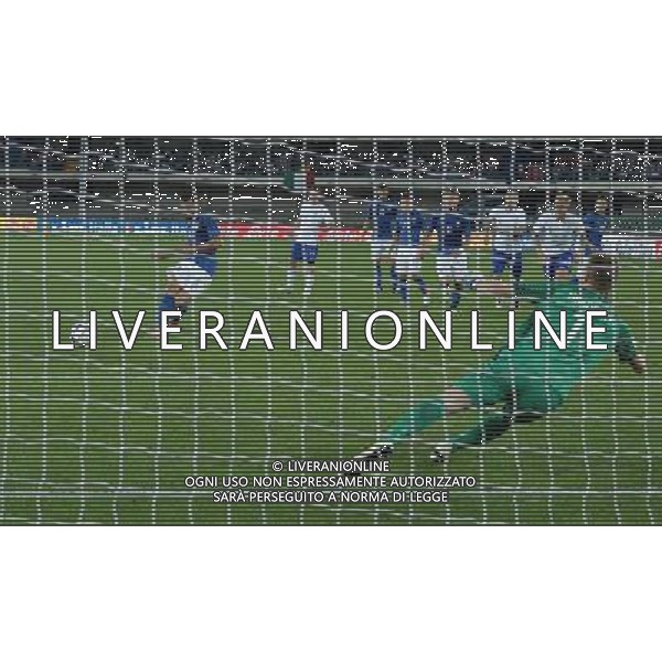 Amichevole in preparazione agli Europei Francia 2016 Verona - 06.06.2016 Italia-Finlandia Nella Foto: il gol su rigore di antonio candreva /Ph.Vitez-Ag. Aldo Liverani