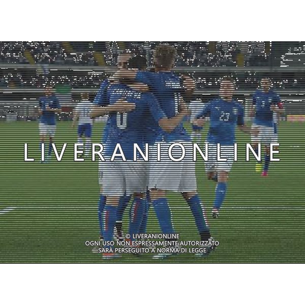 Amichevole in preparazione agli Europei Francia 2016 Verona - 06.06.2016 Italia-Finlandia Nella Foto: esultanza dopo il gol su rigore di antonio candreva /Ph.Vitez-Ag. Aldo Liverani