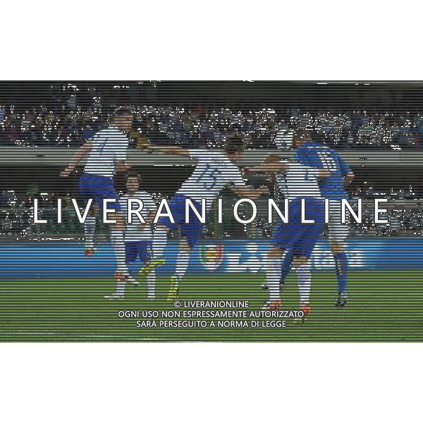 Amichevole in preparazione agli Europei Francia 2016 Verona - 06.06.2016 Italia-Finlandia Nella Foto: il gol di daniele de rossi /Ph.Vitez-Ag. Aldo Liverani