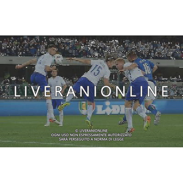 Amichevole in preparazione agli Europei Francia 2016 Verona - 06.06.2016 Italia-Finlandia Nella Foto: il gol di daniele de rossi /Ph.Vitez-Ag. Aldo Liverani