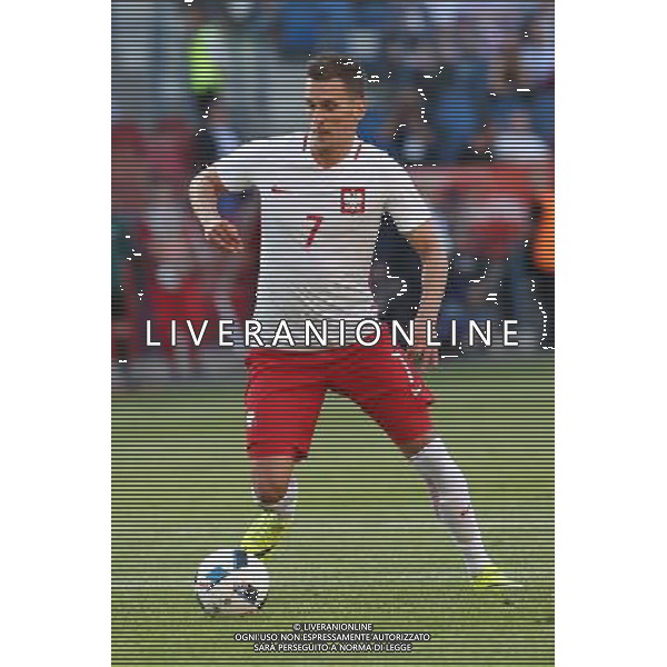 06.06.2016 KRAKOW, REYMONTA PILKA NOZNA (FOOTBALL) MECZ TOWARZYSKI REPREZENTACJI NARODOWYCH (INTERNATIONAL FRIENDLY GAME) TEST MECZ PRZED EURO 2016 MECZ POLSKA - LITWA (GAME POLAND - LITHUANIA NZ ARKADIUSZ MILIK SYLWETKA FOTO JAKUB PIASECKI / CYFRASPORT / NEWSPIX.PL --- Newspix.pl AG ALDO LIVERANI SAS ONLY ITALY *** Local Caption *** www.newspix.pl mail us: info@newspix.pl call us: 0048 022 23 22 222 --- Polish Picture Agency by Ringier Axel Springer Poland