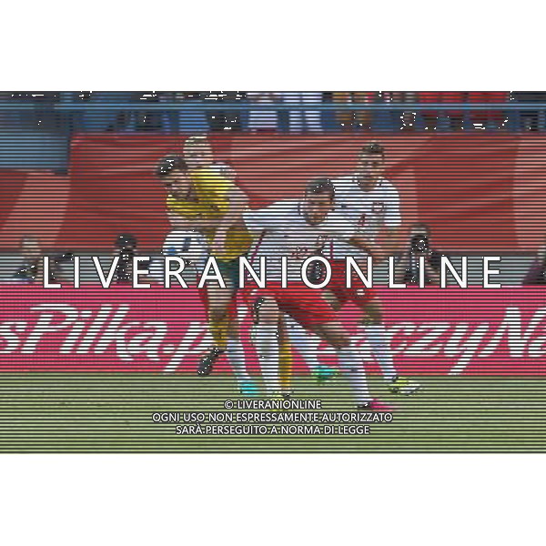 06.06.2016 KRAKOW REPREZENTACJA MECZ TOWARZYSKI POLSKA - LITWA ( FRIENDLY MATCH POLAND - LITHUANIA ) N/Z GRZEGORZ KRYCHOWIAK LUKAS SPALVIS FOT MACIEJ GOCLON / FOTONEWS / NEWSPIX.PL --- Newspix.pl AG ALDO LIVERANI SAS ONLY ITALY *** Local Caption *** www.newspix.pl mail us: info@newspix.pl call us: 0048 022 23 22 222 --- Polish Picture Agency by Ringier Axel Springer Poland