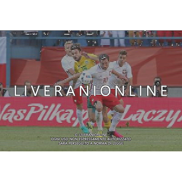 06.06.2016 KRAKOW REPREZENTACJA MECZ TOWARZYSKI POLSKA - LITWA ( FRIENDLY MATCH POLAND - LITHUANIA ) N/Z GRZEGORZ KRYCHOWIAK LUKAS SPALVIS FOT MACIEJ GOCLON / FOTONEWS / NEWSPIX.PL --- Newspix.pl AG ALDO LIVERANI SAS ONLY ITALY *** Local Caption *** www.newspix.pl mail us: info@newspix.pl call us: 0048 022 23 22 222 --- Polish Picture Agency by Ringier Axel Springer Poland