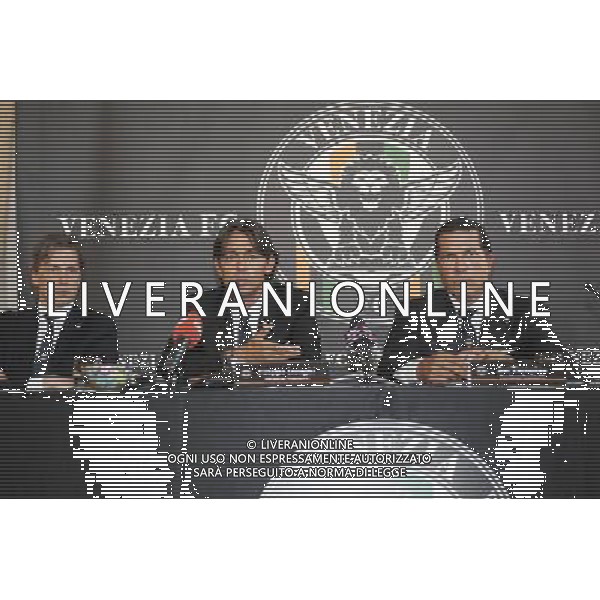 VENEZIA 08-06-2016 PRESENTAZIONE DEL NUOVO ALLENATORE FILIPPO INZAGHI NELLA FOTO FILIPPO INZAGHI CON IL PRESIDENTE JOE TACOPINA FOTO PAOLA GARBUIO-AG ALDO LIVERANI SAS