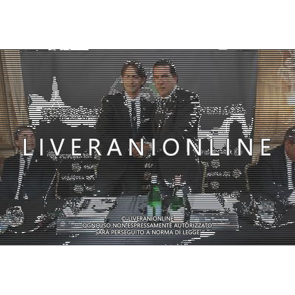 VENEZIA 08-06-2016 PRESENTAZIONE DEL NUOVO ALLENATORE FILIPPO INZAGHI NELLA FOTO FILIPPO INZAGHI CON IL PRESIDENTE JOE TACOPINA FOTO PAOLA GARBUIO-AG ALDO LIVERANI SAS