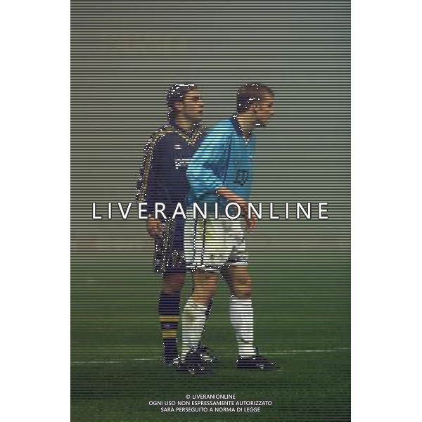 PARMA 23-11-2000 COPPA UEFA 3 TURNO PARMA MONACO 1860 NELLA FOTO FABIO CANNAVARO AG ALDO LIVERANI SAS