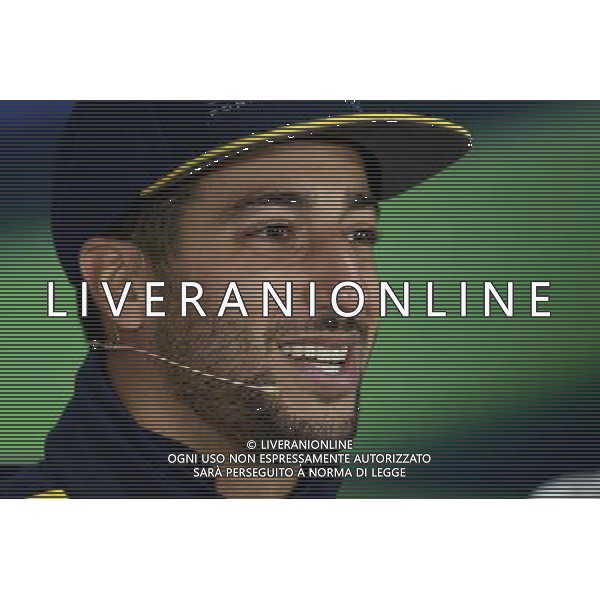 Daniel Ricciardo (AUS) Red Bull Racing in the FIA Press Conference. 09.06.2016. Formula 1 World Championship, Rd 7, Canadian Grand Prix, Montreal, Canada, Preparation Day. AG ALDO LIVERANI SAS ONLY ITALY