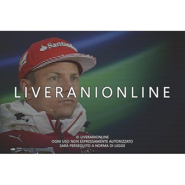 Kimi Raikkonen (FIN) Ferrari in the FIA Press Conference. 09.06.2016. Formula 1 World Championship, Rd 7, Canadian Grand Prix, Montreal, Canada, Preparation Day. AG ALDO LIVERANI SAS ONLY ITALY