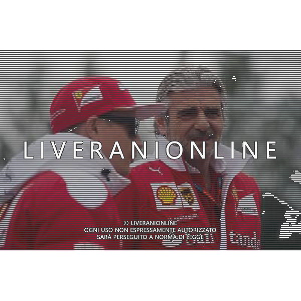 (L to R): Kimi Raikkonen (FIN) Ferrari with Maurizio Arrivabene (ITA) Ferrari Team Principal. 09.06.2016. Formula 1 World Championship, Rd 7, Canadian Grand Prix, Montreal, Canada, Preparation Day. AG ALDO LIVERANI SAS ONLY ITALY