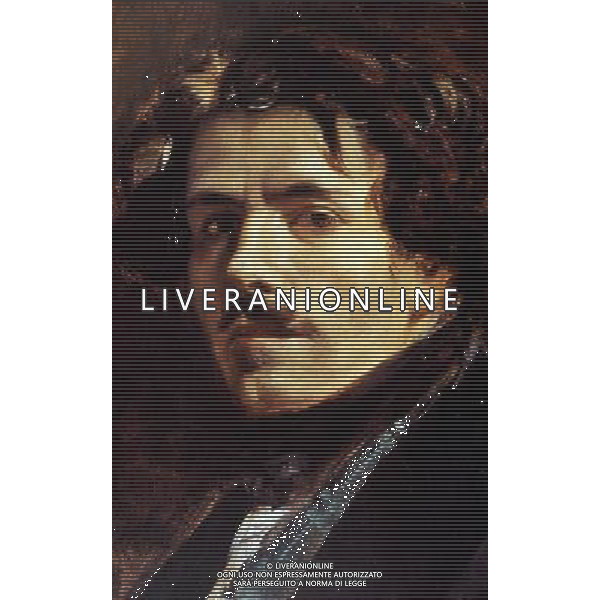 Autoritratti di artisti e pittori famosi: nella foto Autoritratto di Eugene Delacroix © Archivio / AGENZIA ALDO LIVERANI SAS 