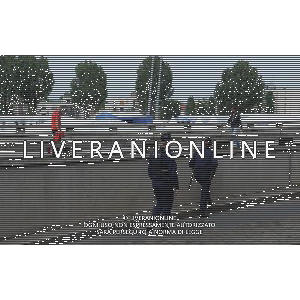 UEFA Francia EURO 2016 Final Tournament Group Stage A Parigi - 10.06.2016 Francia-Romania Nella Foto: Esterno dello stadio Stade de France Saint Denis prima della partita inaugurale - Controlli sicurezza da parte della Polizia /Ph.Vitez-Ag. Aldo Liverani