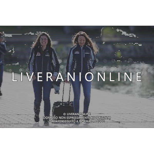 Tabatha Valles (ESP) Scuderia Toro Rosso Press Officer (Left). 10.06.2016. Formula 1 World Championship, Rd 7, Canadian Grand Prix, Montreal, Canada, Practice Day. / AGENZIA ALDO LIVERANI SAS - ITALY ONLY EDITORIAL USE ONLY 