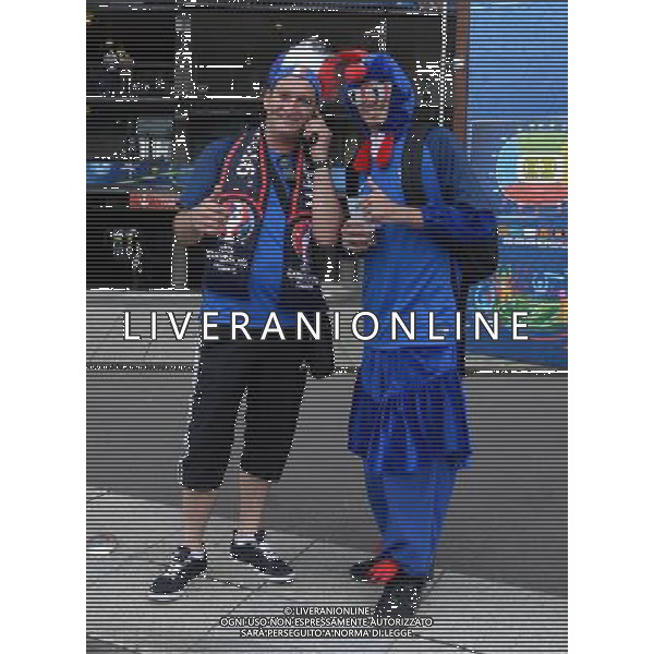 UEFA Francia EURO 2016 Final Tournament Group Stage A Parigi - 10.06.2016 Francia-Romania Nella Foto:Ingresso tifosi, controlli sicurezza, catering, tifosi francia /Ph.Vitez-Ag. Aldo Liverani