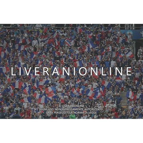 SAINT-DENIS 10.06.2016 MECZ I RUNDA GRUPA A MISTRZOSTW EUROPY 2016: FRANCJA - RUMUNIA --- FIRST ROUND GROUP A UEFA EURO 2016 MATCH: FRANCE - ROMANIA KIBICE FRANCJA - TIFOSI FRANCIA FOT. PIOTR KUCZA/NEWSPIX.PL Newspix.pl/ AGENZIA ALDO LIVERANI SAS - ITALY ONLY EDITORIAL USE ONLY - Francia - Romania UEFA Francia EURO 2016 Final Tournament Group Stage A Parigi - 10.06.2016