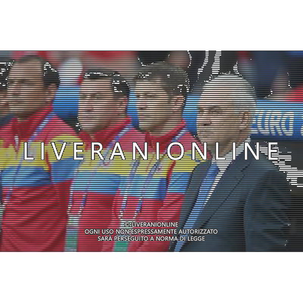 SAINT-DENIS 10.06.2016 MECZ I RUNDA GRUPA A MISTRZOSTW EUROPY 2016: FRANCJA - RUMUNIA --- FIRST ROUND GROUP A UEFA EURO 2016 MATCH: FRANCE - ROMANIA ANGHEL IORDANESCU FOT. PIOTR KUCZA/NEWSPIX.PL Newspix.pl/ AGENZIA ALDO LIVERANI SAS - ITALY ONLY EDITORIAL USE ONLY - Francia - Romania UEFA Francia EURO 2016 Final Tournament Group Stage A Parigi - 10.06.2016