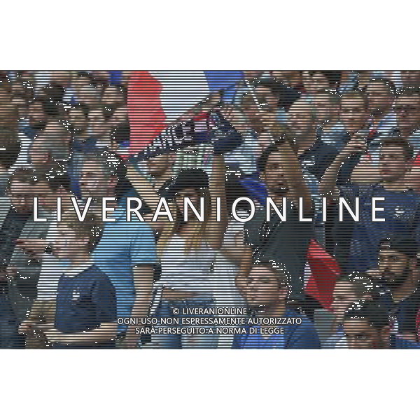 SAINT-DENIS 10.06.2016 MECZ I RUNDA GRUPA A MISTRZOSTW EUROPY 2016: FRANCJA - RUMUNIA --- FIRST ROUND GROUP A UEFA EURO 2016 MATCH: FRANCE - ROMANIA KIBICE FRANCJI - TIFOSI FRANCIA FOT. PIOTR KUCZA/NEWSPIX.PL Newspix.pl/ AGENZIA ALDO LIVERANI SAS - ITALY ONLY EDITORIAL USE ONLY - Francia - Romania UEFA Francia EURO 2016 Final Tournament Group Stage A Parigi - 10.06.2016
