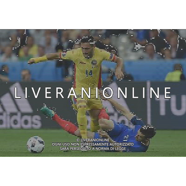 UEFA Francia EURO 2016 Final Tournament Group Stage A Parigi - 10.06.2016 Francia-Romania Nella Foto:andone-koscielny /Ph.Vitez-Ag. Aldo Liverani