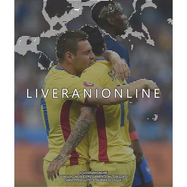 UEFA Francia EURO 2016 Final Tournament Group Stage A Parigi - 10.06.2016 Francia-Romania Nella Foto:stancu e popa festeggiano per il rigore /Ph.Vitez-Ag. Aldo Liverani