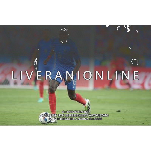 SAINT-DENIS 10.06.2016 MECZ I RUNDA GRUPA A MISTRZOSTW EUROPY 2016: FRANCJA - RUMUNIA --- FIRST ROUND GROUP A UEFA EURO 2016 MATCH: FRANCE - ROMANIA PAUL POGBA FOT. PIOTR KUCZA/NEWSPIX.PL Newspix.pl/ AGENZIA ALDO LIVERANI SAS - ITALY ONLY EDITORIAL USE ONLY - Francia - Romania UEFA Francia EURO 2016 Final Tournament Group Stage A Parigi - 10.06.2016