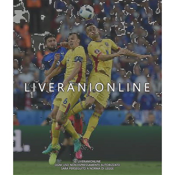 UEFA Francia EURO 2016 Final Tournament Group Stage A Parigi - 10.06.2016 Francia-Romania Nella Foto:chiriches giroud grigore /Ph.Vitez-Ag. Aldo Liverani