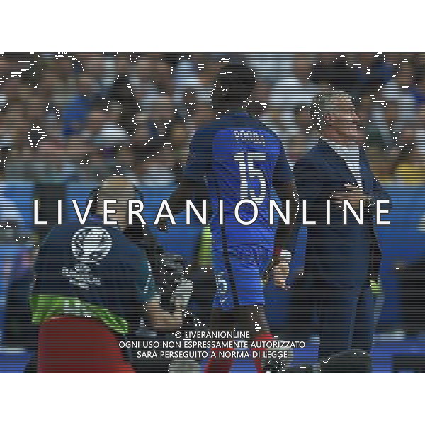 UEFA Francia EURO 2016 Final Tournament Group Stage A Parigi - 10.06.2016 Francia-Romania Nella Foto:deschamps pogba sostituzione /Ph.Vitez-Ag. Aldo Liverani