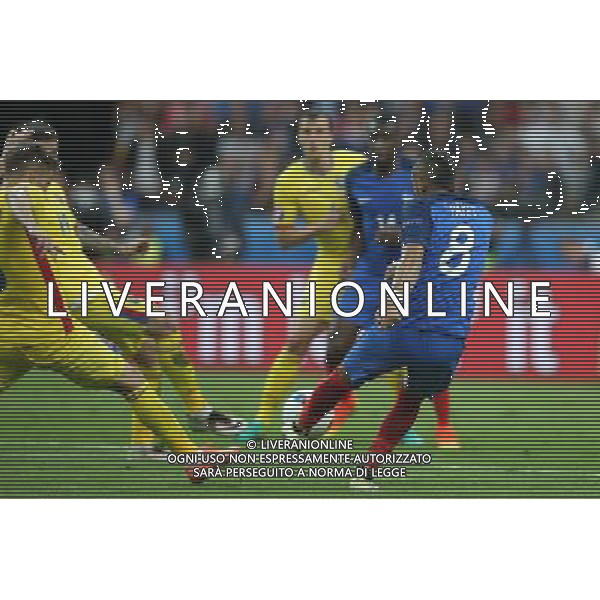 PARYZ 10.06.2016 MECZ I RUNDA GRUPA A MISTRZOSTW EUROPY 2016: FRANCJA - RUMUNIA --- FIRST ROUND GROUP A UEFA EURO 2016 MATCH IN PARIS: FRANCE - ROMANIA DIMITRI PAYET FOT. PIOTR KUCZA/NEWSPIX.PL Newspix.pl/ AGENZIA ALDO LIVERANI SAS - ITALY ONLY EDITORIAL USE ONLY - Francia - Romania UEFA Francia EURO 2016 Final Tournament Group Stage A Parigi - 10.06.2016