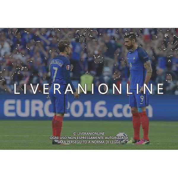 UEFA Francia EURO 2016 Final Tournament Group Stage A Parigi - 10.06.2016 Francia-Romania Nella Foto:Griezmann Antoine-Giroud Olivier /Ph.Vitez-Ag. Aldo Liverani