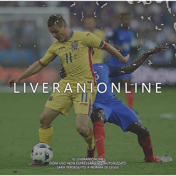 UEFA Francia EURO 2016 Final Tournament Group Stage A Parigi - 10.06.2016 Francia-Romania Nella Foto:Torje Gabriel-Kante\' N\'Golo /Ph.Vitez-Ag. Aldo Liverani