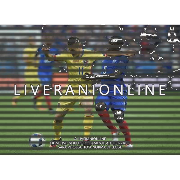 UEFA Francia EURO 2016 Final Tournament Group Stage A Parigi - 10.06.2016 Francia-Romania Nella Foto:Torje Gabriel-Kante\' N\'Golo /Ph.Vitez-Ag. Aldo Liverani