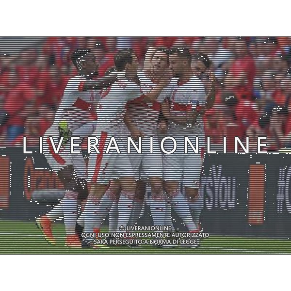 UEFA Francia EURO 2016 Final Tournament Group Stage A Lens - 11.06.2016 Albania-Svizzera Nella Foto:schar esulta /Ph.Vitez-Ag. Aldo Liverani